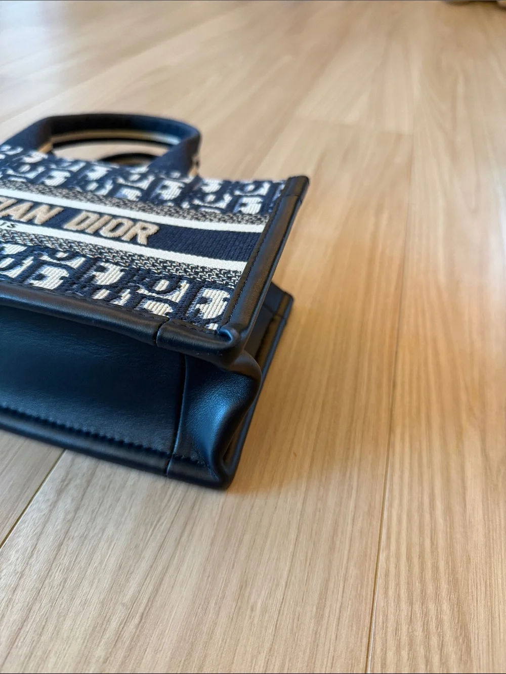 Dior book tote bag east west